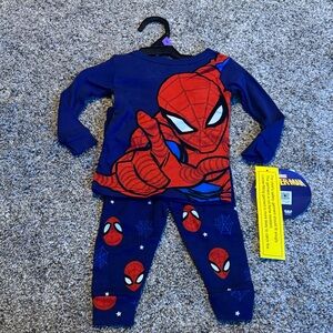 Marvel Spider-Man Kids Navy and Red Pajama Set